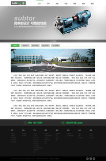 天津奔唐網絡 工業產品行業網站建設欣賞